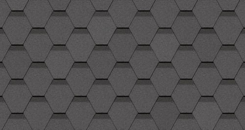 Гибкая черепица Standard, Сота, Серый