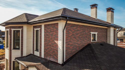 Соединитель желобов Premium, шоколад