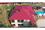 Металлочерепица классик 0,5 Satin RAL 3005 красное вино