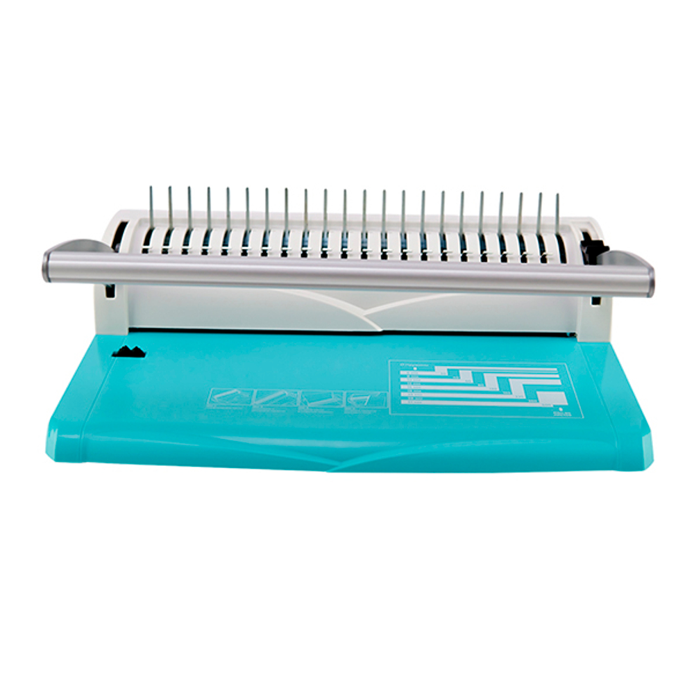 Переплетчик ГЕЛЕОС БП-13+ бирюзово-белый от ГЕЛЕОС