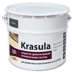 Защитно-декоративный состав для древесины «KRASULA»