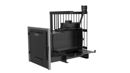 (СП) Печь банная Kennet Атлант 22П сетка ковка панорама