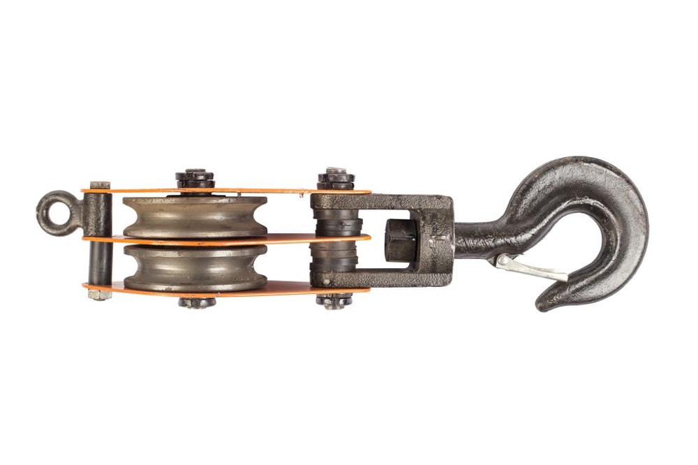 Блок монтажный двухрольный с крюком TOR 2 т