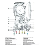 Настенный конденсационный котел Federica Bugatti 25 COND B VARME BLACK