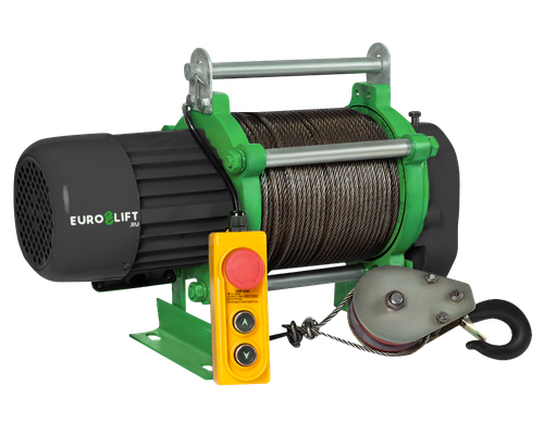 Лебедка электрическая KCD 300/600 кг, 70/35 м 220В