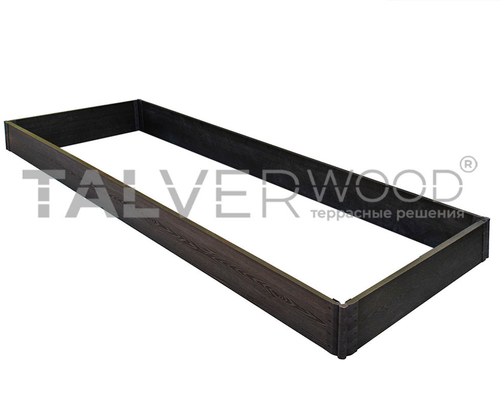 Грядка Eco TalverWood из ДПК 3*1м (пластиковые шарниры),h 270мм