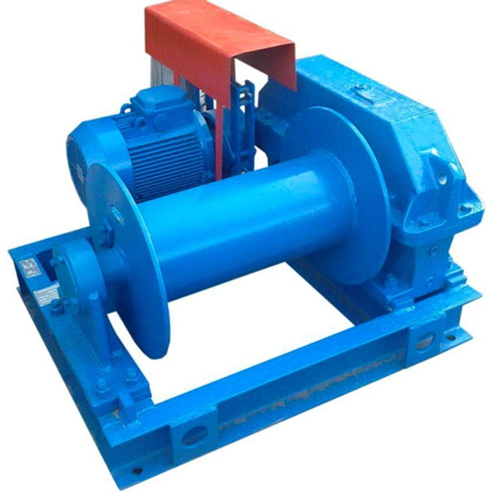 Лебедка тяговая ТЭЛ-1 г/п 1000 кг Н-50 м (без каната)