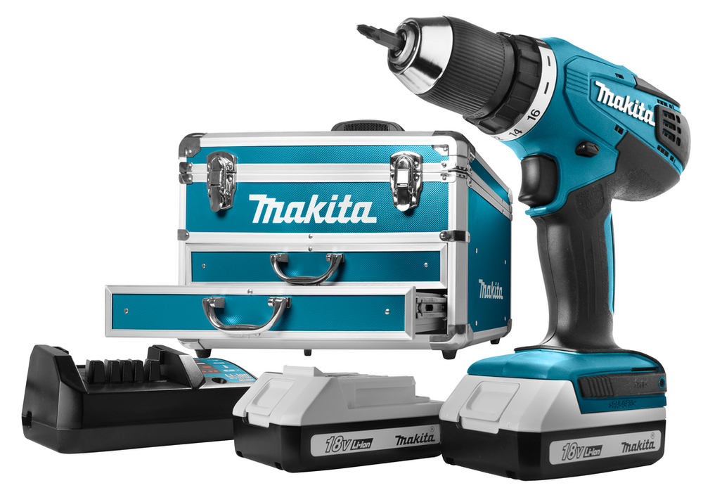 Дрель-шуруповёрт Makita DF457DWEX6