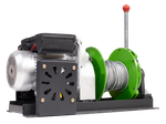 Лебедка KCD-M 500кг, 30м, U=220 В электрическая монтажная с рычагом Euro-Lift