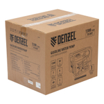 Мотопомпа бензиновая для грязной воды PX-80D7, 7 л.с., 3", 1300 л/мин, глуб 8 м,напор 30 м Denzel