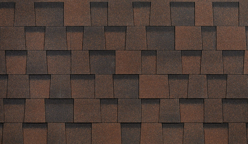 Ламинированная черепица Серия Dragon Standard, тёмно-коричневый