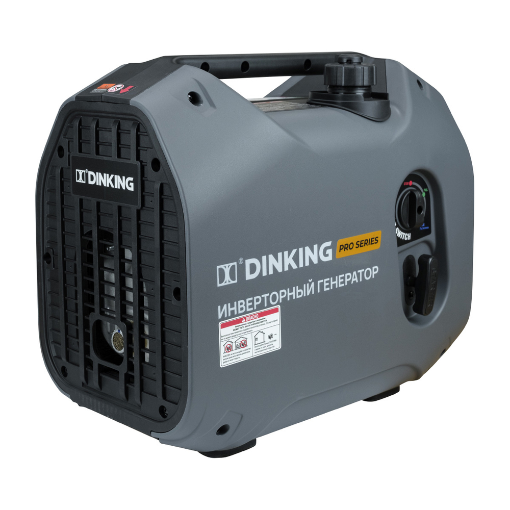 Генератор бензиновый инверторный Dinking DK2500iC (2.5кВт, 230В/50Гц, DK164F/P-2, бак 4л.)