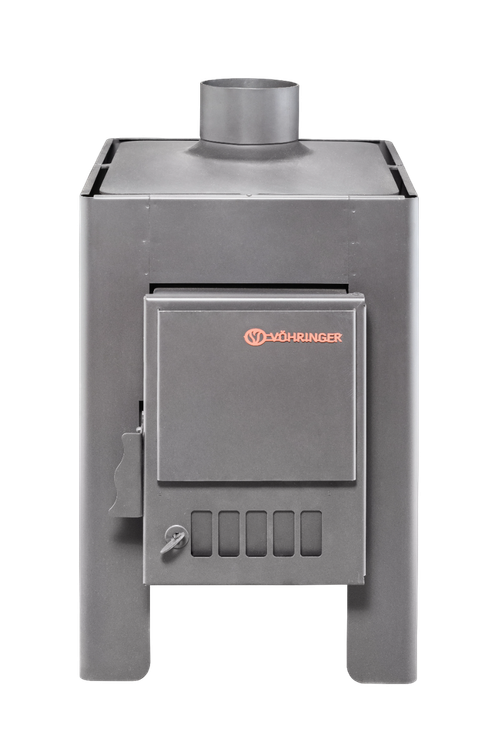 Дровяная отопительная печь "Умка" в кожухе