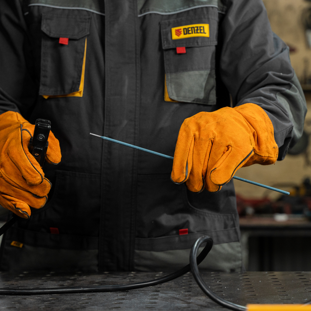 Электроды DER-3, диам. 3 мм, 1 кг, рутиловое покрытие Denzel