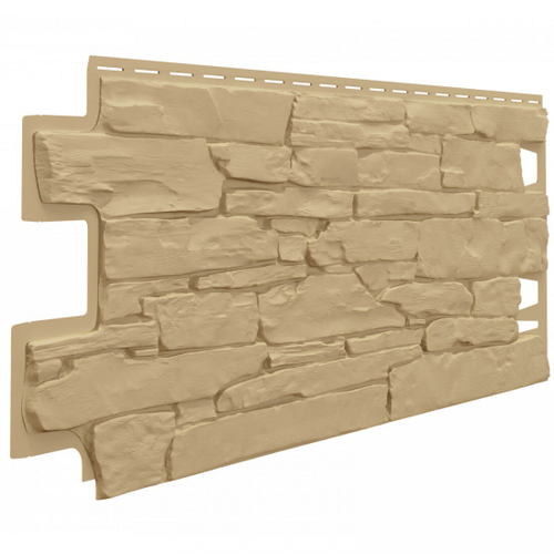 Панель фасадная ТехноНиколь Оптима Камень песочный 1128х441 мм (0,42 м2), 10 шт/упак