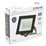 Светодиодный прожектор Feron LL-920 IP65 30W 4000K 29495