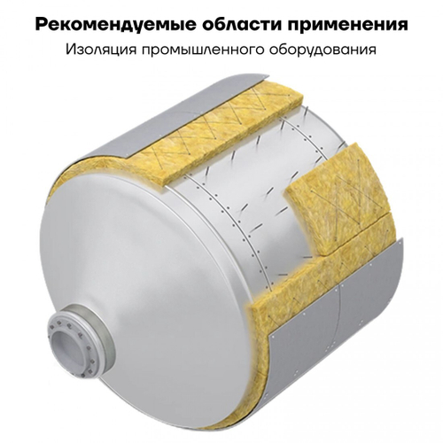 Минеральная вата URSA GEO М-11Ф 18000х1200х50 мм, фольгированная, упак