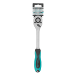 Ключ-трещотка 1/2", CrV, 72 зуба, с быстрым сбросом, матовый хром Stels