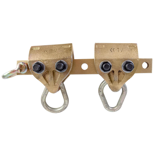 WDK-0213 Двойной рамный кузовной зажим 5т. Ширина губок каждого зажима 110мм, общая длина 350мм