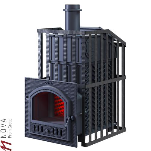 Печь для бани GFS Ураган 30П ЗК чугунная