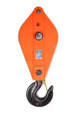 Блок монтажный однорольный с крюком TOR 10 т с откидной щекой