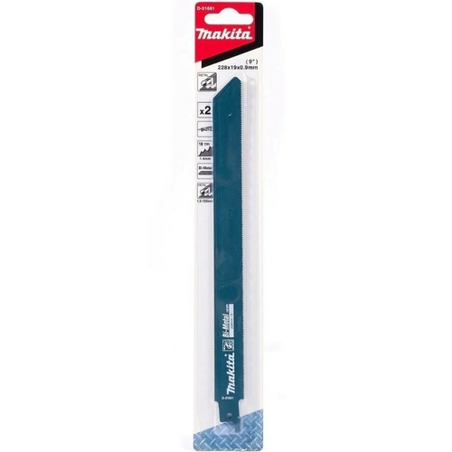 Сабельное полотно по стали 225x18x0.9, 18TPI, 2 шт Makita D-51661