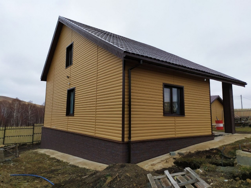 Сайдинг Premium, Блок-Хаус, карамель