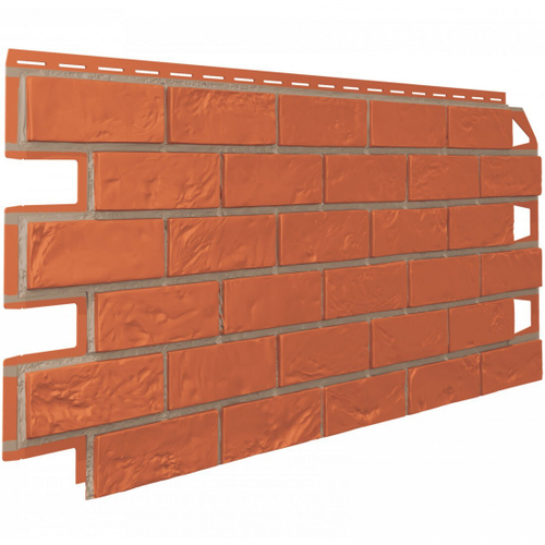 Панель фасадная ТехноНиколь Оптима Кирпич терракотовый 1128х441 мм (0,42 м2), 10 шт/упак