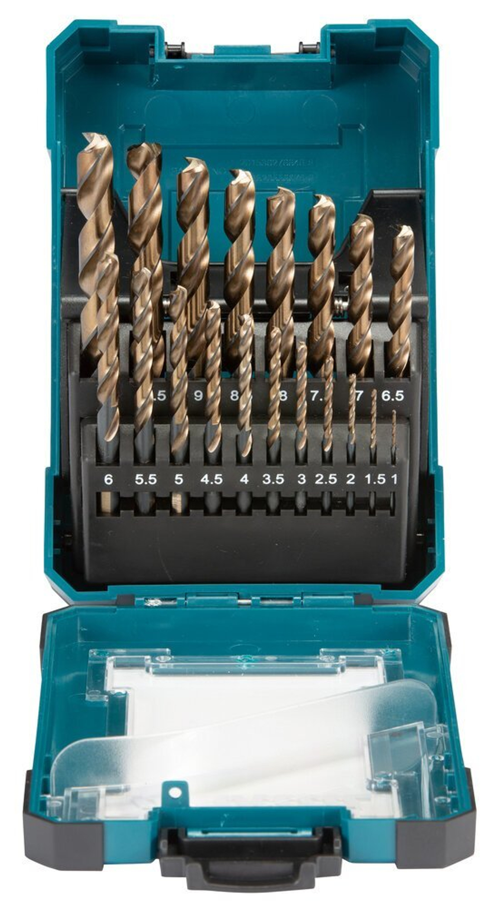 Набор свёрл по металлу 1-10 мм, M-force, 19 шт Makita D-67583