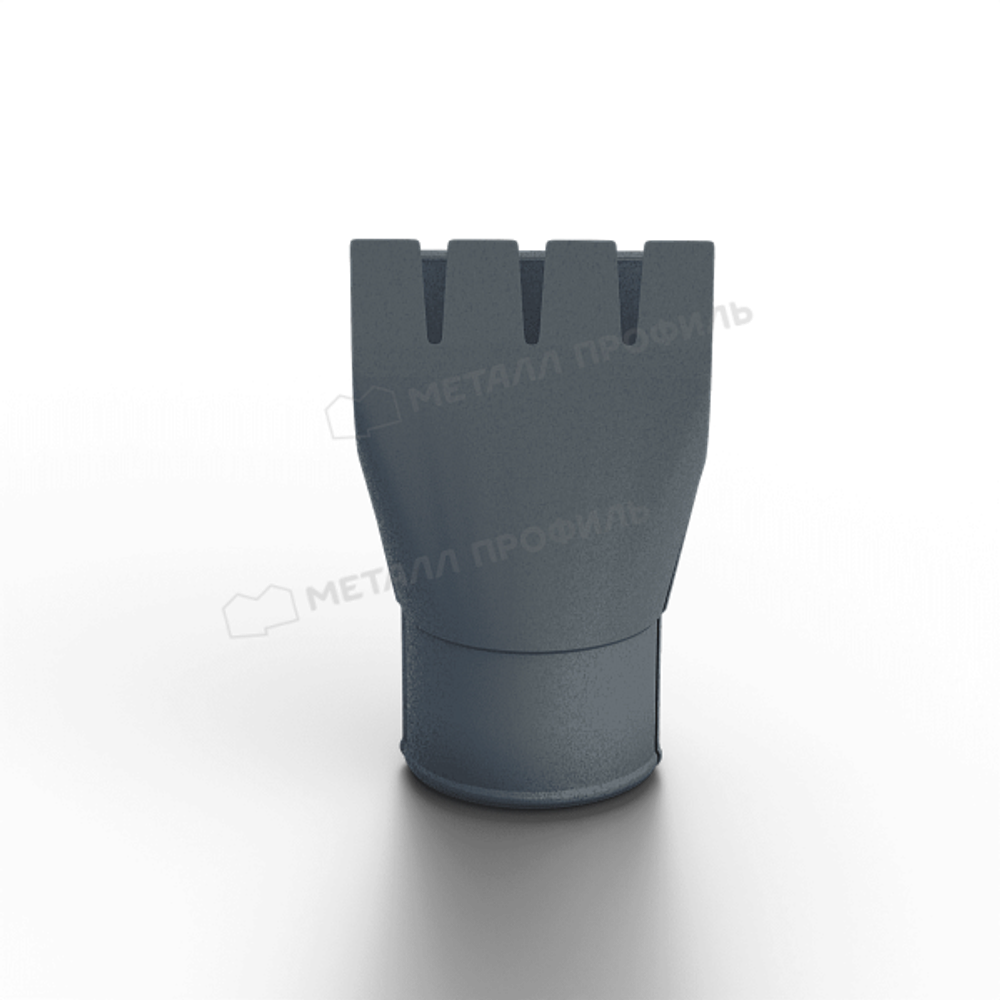 Воронка выпускная МЕТАЛЛ ПРОФИЛЬ Foramina Freeze D125/100 Grey