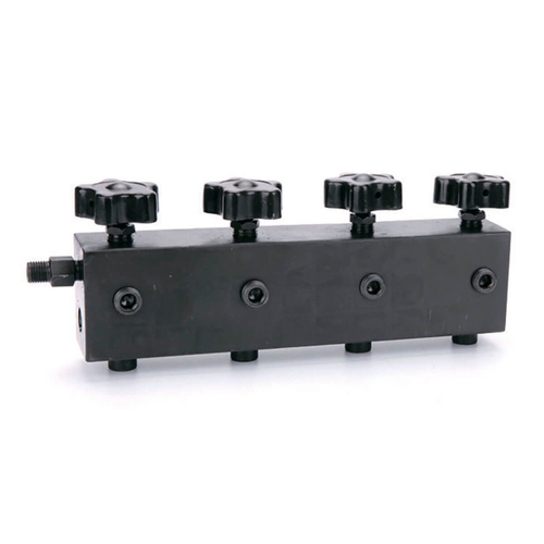 Кран распределительный на 4 выхода, резьба 3/8"