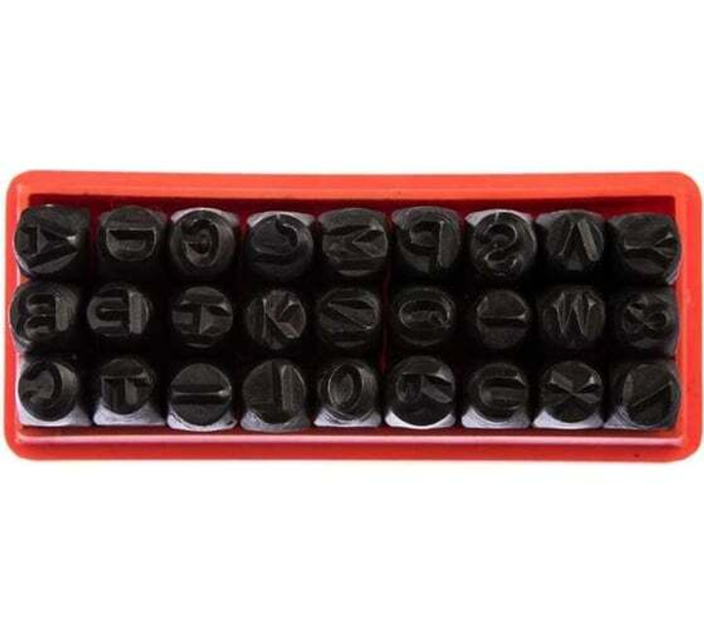 Буквенные клейма № 8 (латинский шрифт, сталь) GRIFF g111048