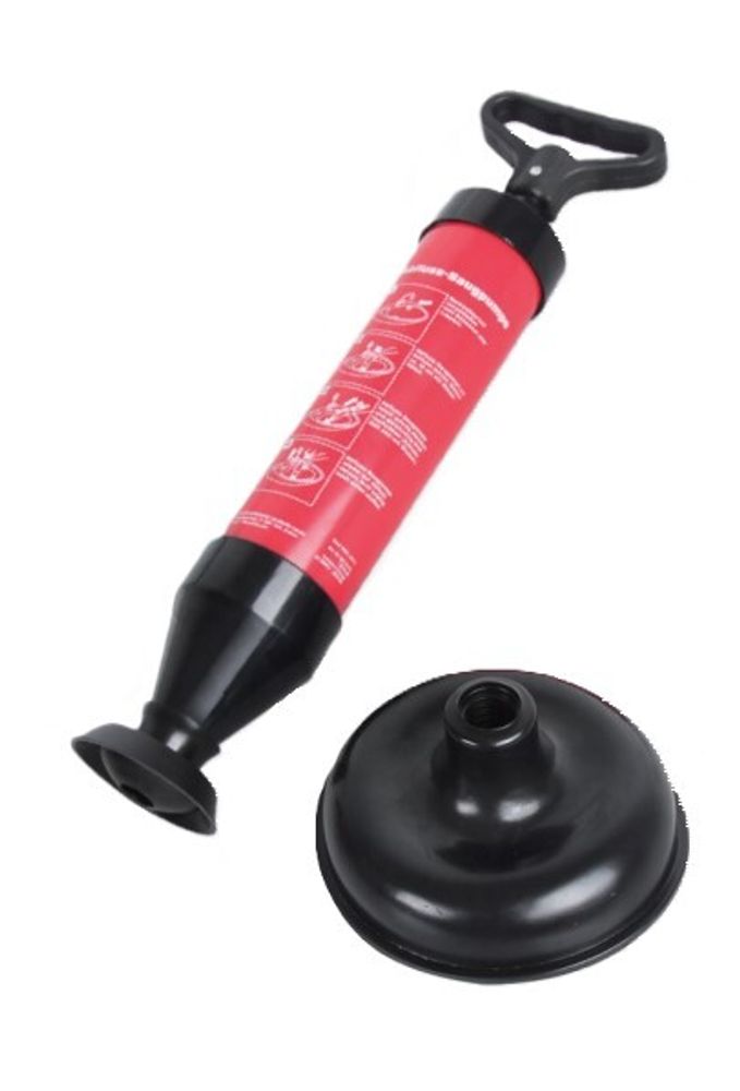 51223 Домочист вантуз поршневой для прочистки засоров, два адаптера, емкость камеры 0,7 литра