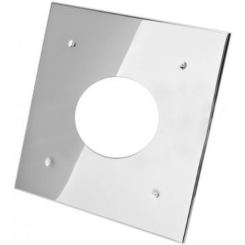 Разделка Феррум потолочная декоративная нерж. (430/0,5 мм) 480*480 с отв. ф250, в пленке