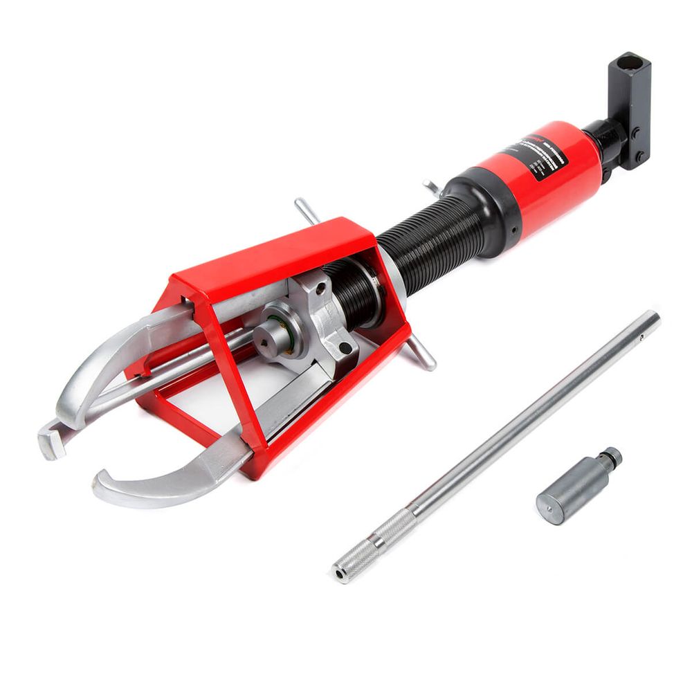 HRH-PU0310300 Съёмник гидравлический со встроенным насосом, самоцентрующийся, 10 т, Ø захвата 20-300 мм, глубина 210 мм