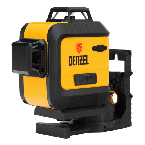 Лазерный уровень мультипризменный LX 360-3 Red, 30 м, 635 нм, аккумулятор Li 2800 мАч, резьба 5/8" Denzel