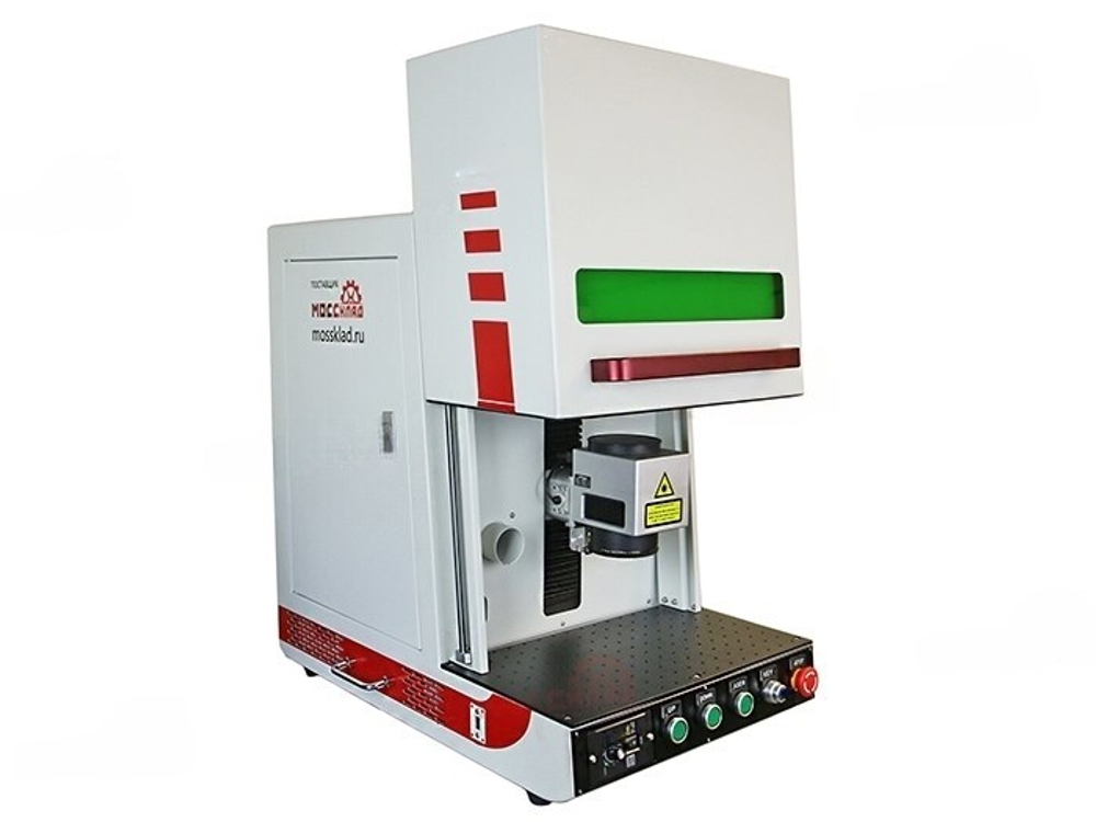 Лазерный маркиратор в защитной кабине FABTEC 20W (излучатель Raycus)