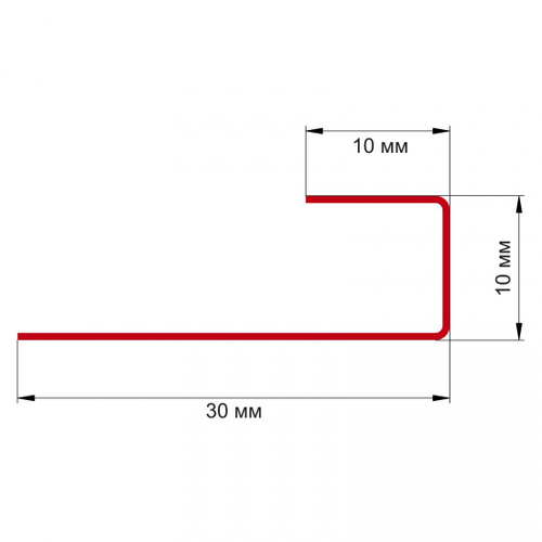 Стартовая планка для фасадных панелей металлическая Технониколь 2 м, шт