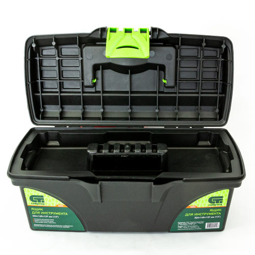 Ящик для инструмента, 324 х 165 х 137 мм, 13", пластик Россия Сибртех