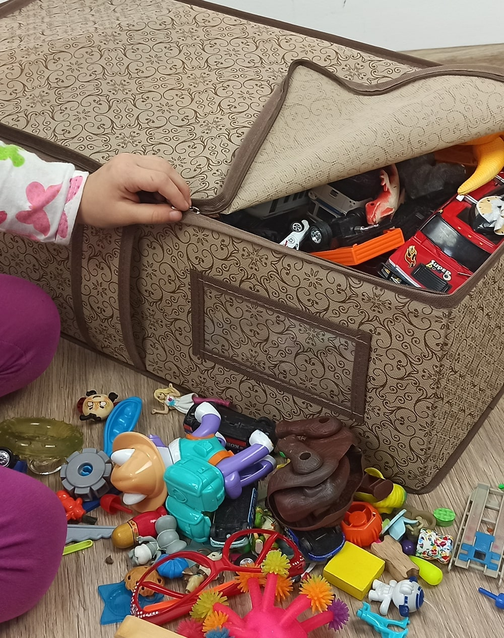 КОФР для хранения вещей ГЕЛЕОС "Миндаль"/бежевый/ 60х30х20 см