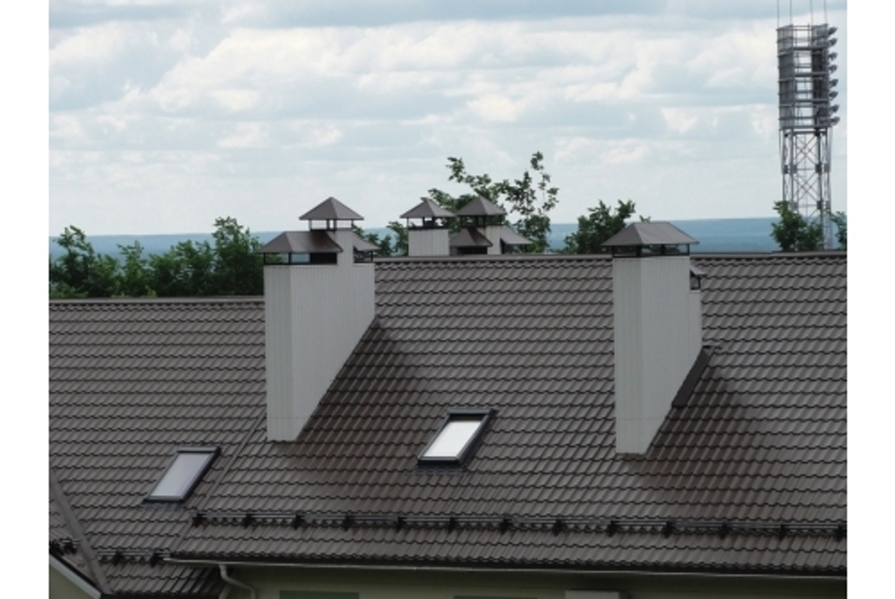 Металлочерепица классик 0,5 Rooftop Бархат RR 32 темно-коричневый