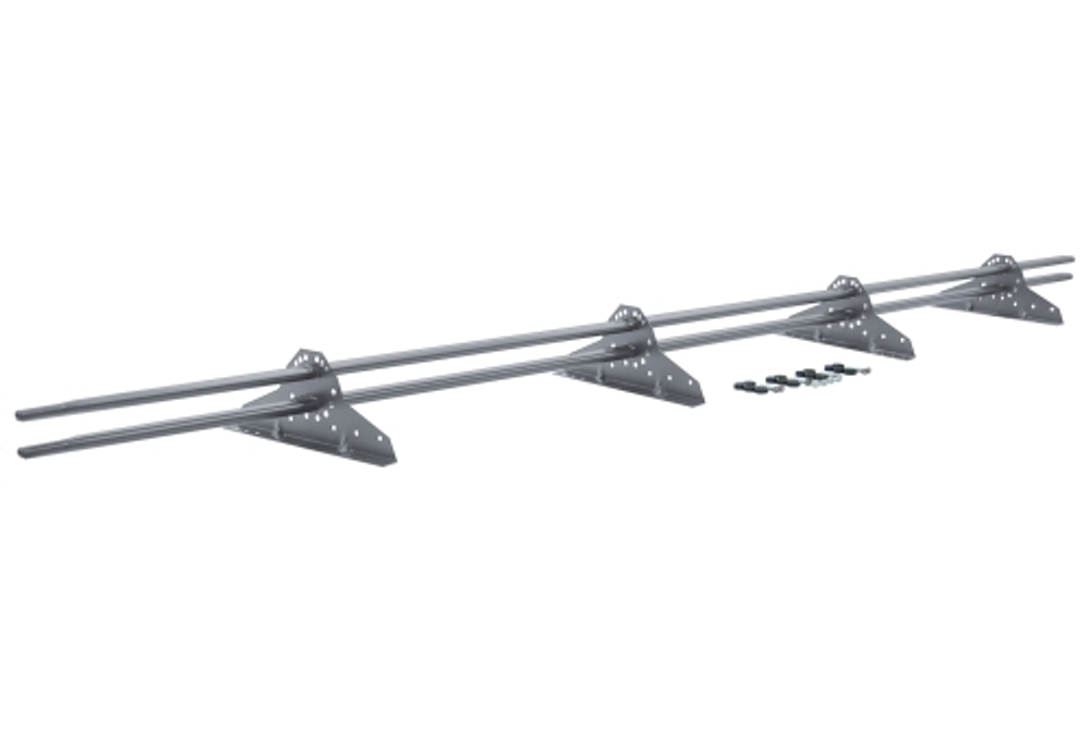 Снегозадержатель NEW трубчатый Grand Line RAL 9006 3м