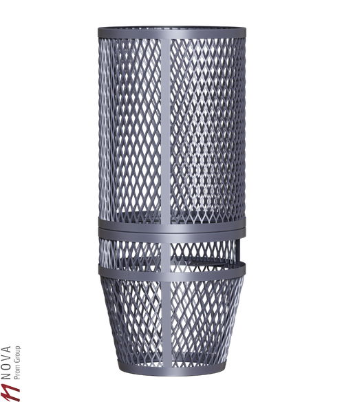 Сетка на трубу GFS Авангард 30 круглая 130 (320х740) под шибер