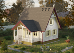 Наконечник водосточной трубы Standard, красный