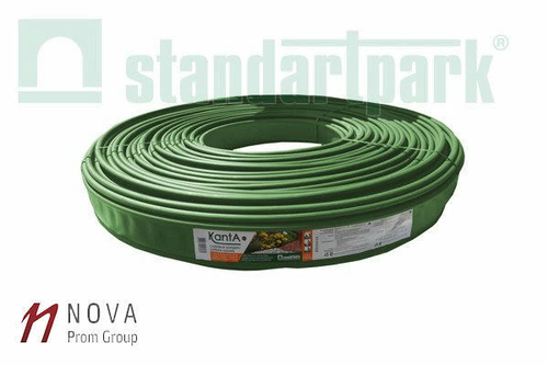 Садовый бордюр "Канта" оливковый, бухта 50 м, 100 м, 160 м (зеленый)