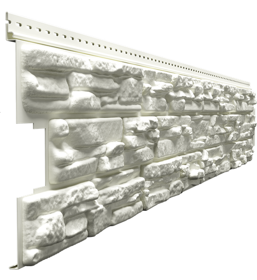 Сайдинг LUX под камень, Rocky, кокос