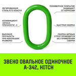 Строп цепной HITCH 1СЦ-1,12 т. (L=1,0м) 8 кл