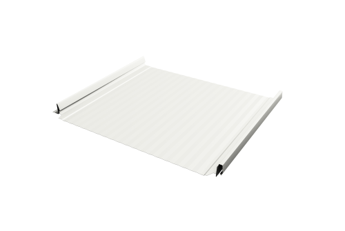 Кликфальц Pro Gofr Grand Line 0,45 Drap TX с пленкой на замках RAL 9003 сигнальный белый