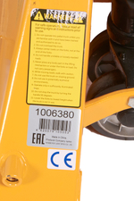 Тележка гидравлическая 2000 кг 1150 мм резиновые колеса XILIN DB