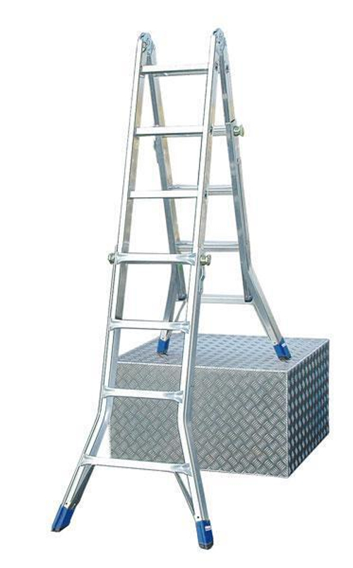 STABILO Шарнирная телескопическая стремянка, 4 х 5 перекладин